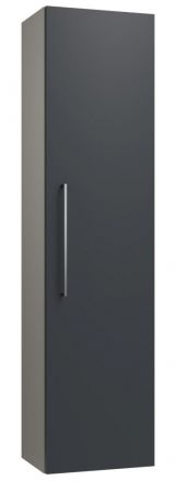 Badezimmer - Hochschrank Noida 44, Farbe: Beige / Anthrazit – 138 x 35 x 25 cm (H x B x T)