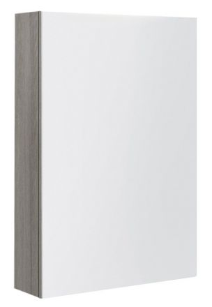 Badezimmer - Spiegelschrank Nadiad 35, Farbe: Esche Grau – 70 x 46 x 14 cm (H x B x T)