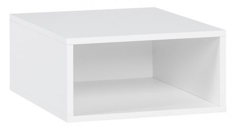 Aufbewahrungsbox klein Minnea, Farbe: Weiß - Abmessungen: 16 x 32 x 41 cm (H x B x T)