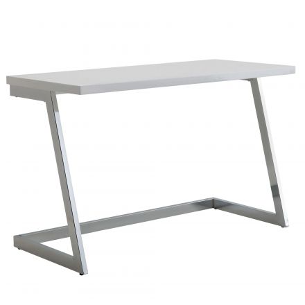 Schreibtisch, Farbe: Weiß - Abmessungen: 76 x 120 x 55 cm (H x B x T)