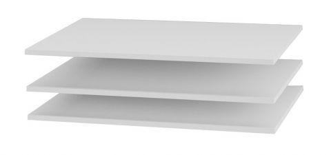 Fachboden (3 Stück) für Serien Farsala, Dodoni und Thiva, Farbe: Weiß - Abmessungen: 88 x 55 cm (B x T)