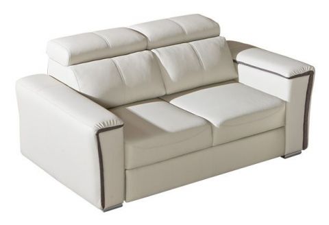 2er Sofa Flunder 03 in weiß - 170 x 109 cm (B x T)