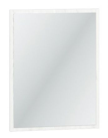 Spiegel Fjends 09, Farbe: Kiefer weiß - Abmessungen: 65 x 50 x 2 cm (H x B x T)