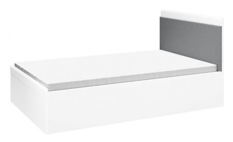 Einzelbett / Gästebett Orivesi 15, Farbe: Weiß - Liegefläche: 120 x 200 cm (B x L)