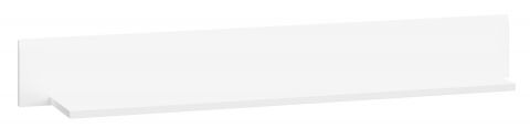 Hängeregal / Wandregal Orivesi 18, Farbe: Weiß - Abmessungen: 15 x 117 x 20 cm (H x B x T)