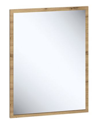 Spiegel Pandrup 08, Farbe: Eiche - Abmessungen: 65 x 50 x 2 cm (H x B x T)