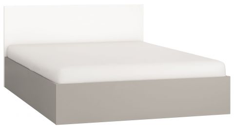 Doppelbett Bellaco 24 inkl. Lattenrost, Farbe: Grau / Weiß - Liegefläche: 140 x 200 cm (B x L)