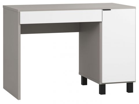 Schreibtisch Pantanoso 26, Farbe: Grau / Weiß - Abmessungen: 78 x 110 x 57 cm (H x B x T)