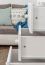 Kleiderschrank Kiefer Vollholz massiv weiß lackiert 009 - Abmessung 190 x 80 x 60 cm (H x B x T)