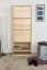 Schuhschrank Schuhkommode Holz massiv, Farbe: Natur 150x58x30 cm, für Garderobe, Vorzimmer, Flur
