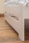 Kinderbett / Jugendbett Kiefer Vollholz massiv weiß lackiert A9, inkl. Lattenrost  - Abmessung 140 x 200 cm