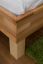 Futonbett / Massivholzbett Wooden Nature 01 Kernbuche geölt  - Liegefläche 90 x 200 cm