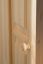 Kleiderschrank Holz natur 011 - Abmessung 190 x 80 x 60 cm (H x B x T)