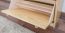 Schuhkipper Kiefer Holz massiv, Farbe: Natur 44x72x30 cm, Schuhschrank Schuhkommode