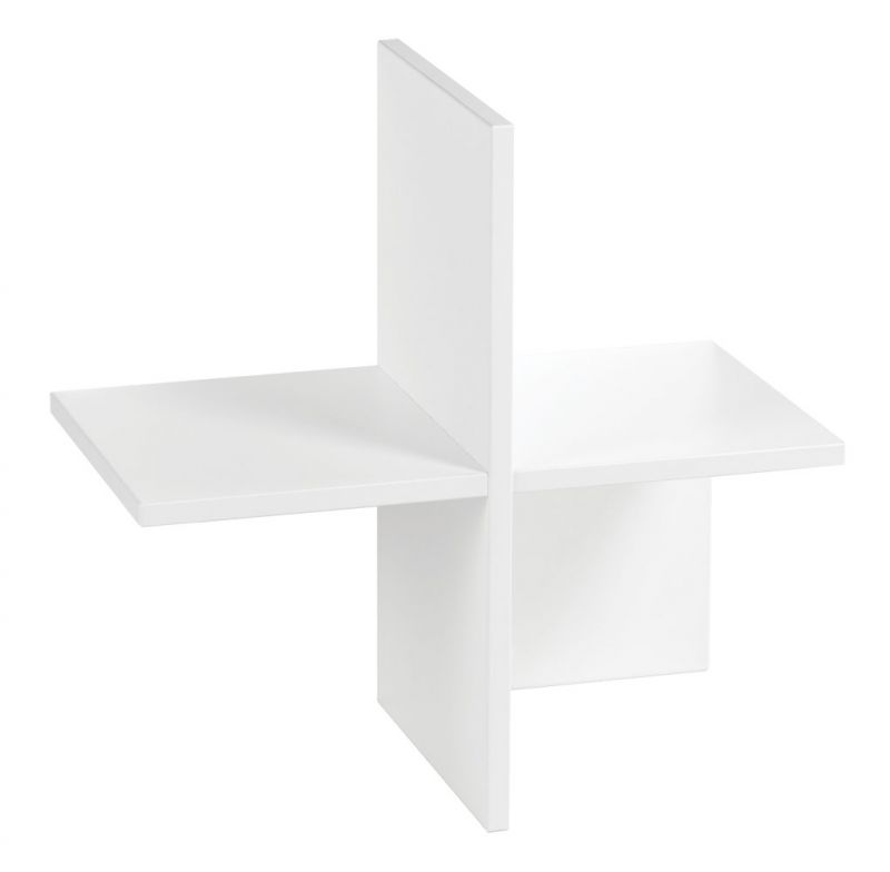 Einsatz für Regale der Serie Marincho, Farbe: Weiß - Abmessungen: 48 x 48 x 29 cm (H x B x T)