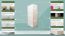 Kleiderschrank Kiefer Vollholz massiv weiß lackiert 007 - Abmessung 190 x 80 x 60 cm (H x B x T)