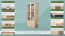 Garderobenschrank Kiefer massiv, Farbe: Natur 195x80x50 cm