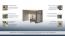 Jugendzimmer - Schreibtisch inkl. Rollcontainer Matthias 09, Farbe: Creme / Cappuccino - Abmessungen: 75 x 115 x 60 cm (H x B x T)