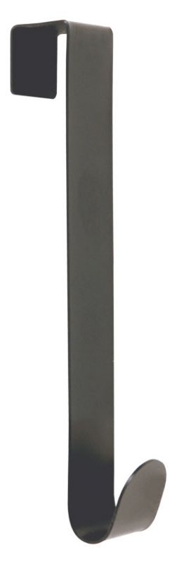 Kleiderhaken kurz für Möbel der Serie Marincho, Farbe : Schwarz - Abmessungen: 17 x 3 x 3 cm (H x B x T)