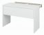 Jugendzimmer - Schreibtisch Connell 09, Farbe: Weiß / Hellgrau - Abmessungen: 79 x 120 x 51 cm (H x B x T), mit 2 Schubladen