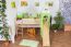 Kinder Hochbett mit Rutsche und Turm - Buche natur Massivholz 90x200 cm