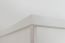 Garderobenschrank Kiefer massiv, Farbe: Weiß 195x121x50 cm