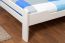 Doppelbett "Easy Premium Line" K4, 160 x 200 cm Buche Vollholz massiv weiß lackiert