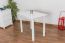 Massivholz Tisch 60x90 cm Kiefer, Farbe: Weiß