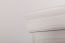 Vitrinenaufsatz für Kommode Sentis, Farbe: Kiefer Weiß - 97 x 128 x 40 cm (H x B x T)