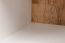 Vitrinenaufsatz für Kommode Segnas, Farbe: Kiefer Weiß / Eiche Braun - 111 x 130 x 35 cm (H x B x T)