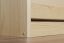 Schuhkommode Schuhschrank Kiefer Holz massiv, Farbe: Natur 150x58x30 cm, Massivholz Schuhschrank