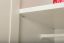 Kleiderschrank Kiefer Vollholz massiv weiß lackiert Junco 04 - Abmessung 195 x 135 x 59 cm