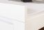 Doppelbett "Easy Premium Line" K6, 200 x 200 cm Buche Vollholz massiv weiß lackiert