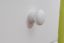 Nachtkommode Kiefer massiv Vollholz weiß lackiert 006 - Abmessung 60 x 43 x 33 cm (H x B x T)