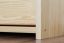 Schuhschrank Schuhkommode Holz massiv, Farbe: Natur 62x62x40 cm, für Garderobe, Vorzimmer, Flur