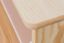 Schuhschrank Schuhkommode Holz massiv, Farbe: Natur 44x72x30 cm, für Garderobe, Vorzimmer, Flur