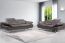 Echtleder Premium Couch Safona, 2-Sitz Sofa, Farbe: Nougat