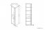 Schrank Mesquite 03, Farbe: Sonoma Eiche hell / Sonoma Eiche Trüffel, Türanschlag Rechts - Abmessungen: 199 x 54 x 40 cm (H x B x T), mit 1 Tür und 6 Fächern