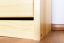 Schuhschrank Kiefer Holz massiv, Farbe: Natur 62x72x30 cm