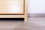 Schuhschrank Schuhkommode Holz massiv, Farbe: Natur 80x90x40 cm, für Garderobe, Vorzimmer, Flur