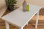 Massivholz Tisch 50x100 cm Kiefer, Farbe: Weiß