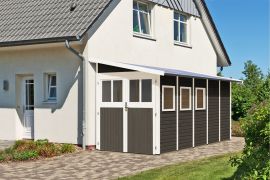 Gartenhaus terragrau, Grundfläche: 8m²