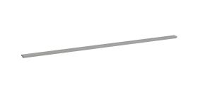 LED-Leiste | 4,39 W | 2 m Kabel | neutrale helle Farbe | Farbe: Chrom | per Fernbedienung steuerbar | Maße: 98,5 x 1 x 3 cm