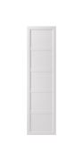 Tür für Eckkleiderschrank | Farbe: Platinweiß | Maße: 51 x 2 x 189,5 cm | dekorativer Rahmen