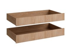 Innenschubladen | 2er Set | Farbe: Eiche Puccini | Maße: 91 x 44,5 x 12,5 cm