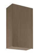 Küchenhängeschrank | 1 Drehtür | Farbe: Eiche Baltic Storm | Soft-Close Funktion | 3 Fächer | 60 x 32 x 100 cm | hochwertig Verarbeitet | Türanschlag: Rechts