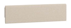 Kopfteilpolsterung für Einzelbett / Gästebett Aegir 32 / 33 / 34, Farbe: Beige, Maße: 34 x 105 x 4 cm