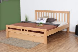Jugendbett "Easy Premium Line" K8/1 inkl. 1 Abdeckblende, 180 x 200 cm Buche Vollholz massiv Natur