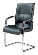 Schwingstuhl Hanna, Farbe: Schwarz - 97 x 58 x 59 cm (H x B x T)