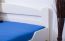 Doppelbett "Easy Premium Line" K4, 160 x 200 cm Buche Vollholz massiv weiß lackiert